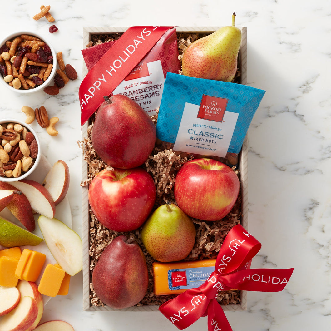 Fresh Fruit and Cheese Box - Vogue Gift Baskets